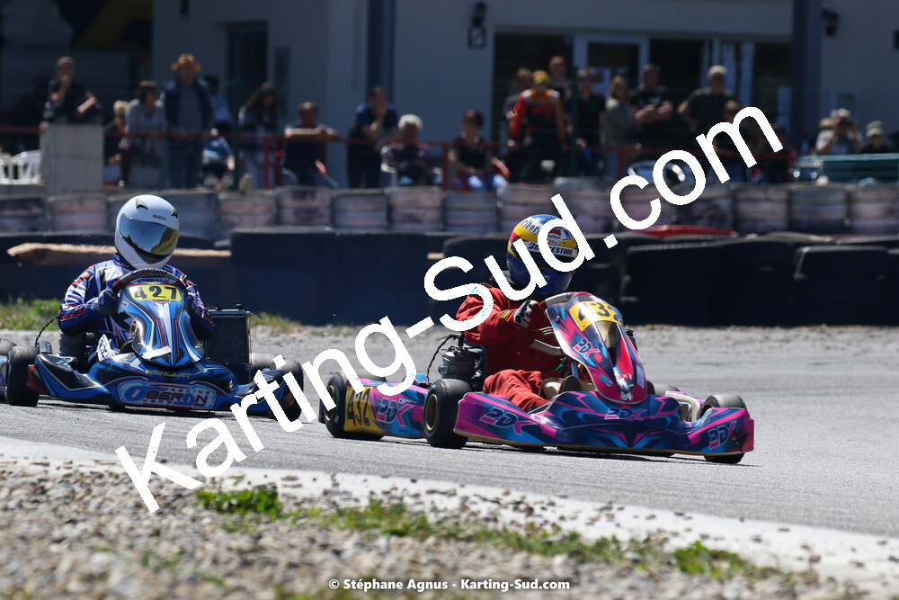 16 & 17/04/2022 : 3ème manche du Championnat du Sud 2022 au circuit d’Aigues-Vives (photos Stéphane Agnus) 2022 — karting