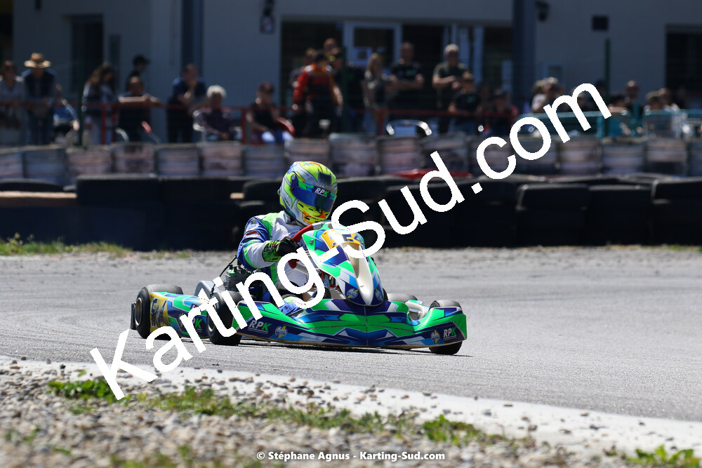 16 & 17/04/2022 : 3ème manche du Championnat du Sud 2022 au circuit d’Aigues-Vives (photos Stéphane Agnus) 2022 — karting