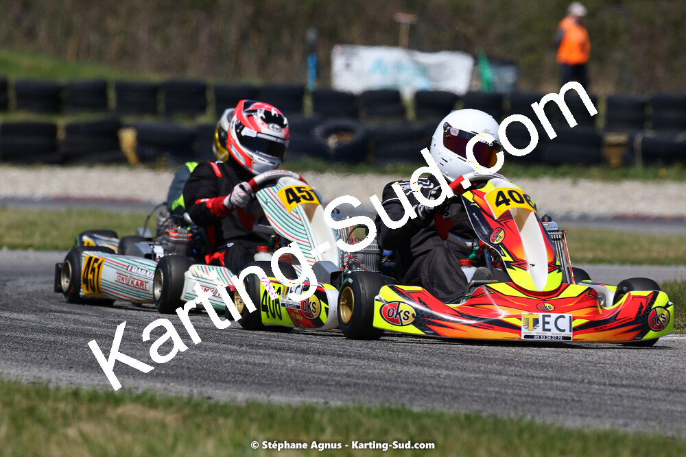 16 & 17/04/2022 : 3ème manche du Championnat du Sud 2022 au circuit d’Aigues-Vives (photos Stéphane Agnus) 2022 — karting