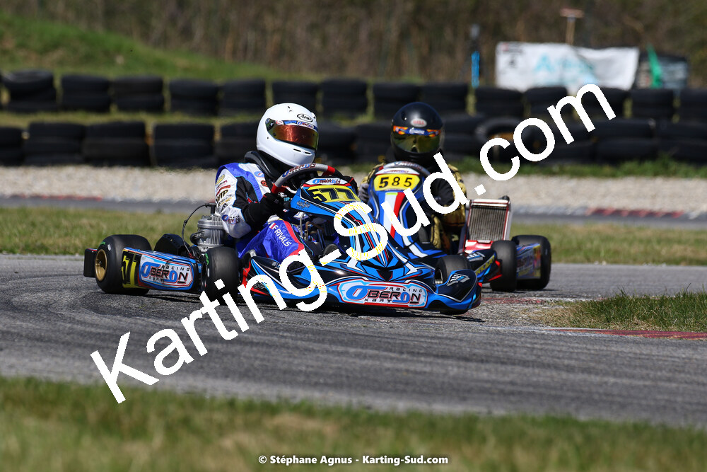 16 & 17/04/2022 : 3ème manche du Championnat du Sud 2022 au circuit d’Aigues-Vives (photos Stéphane Agnus) 2022 — karting