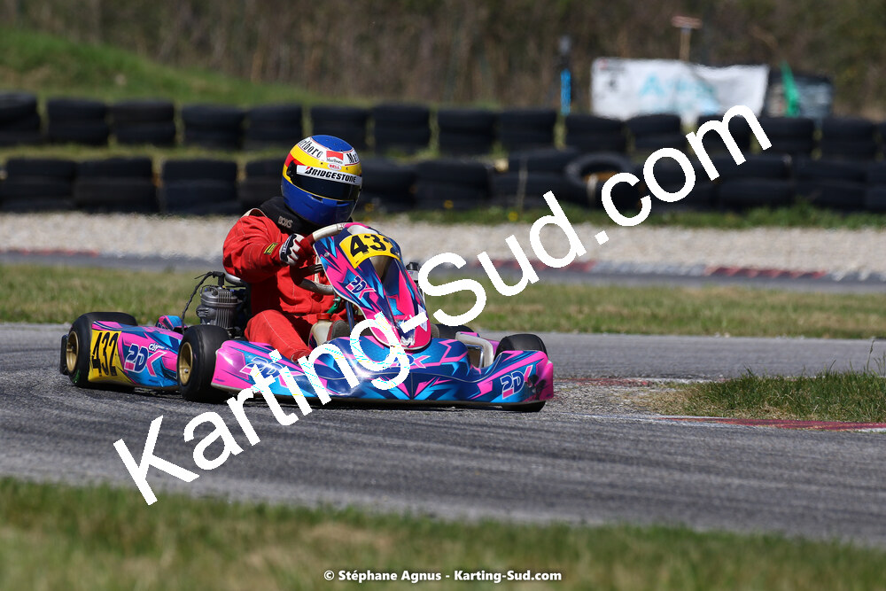 16 & 17/04/2022 : 3ème manche du Championnat du Sud 2022 au circuit d’Aigues-Vives (photos Stéphane Agnus) 2022 — karting