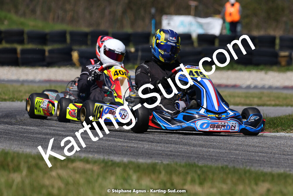 16 & 17/04/2022 : 3ème manche du Championnat du Sud 2022 au circuit d’Aigues-Vives (photos Stéphane Agnus) 2022 — karting