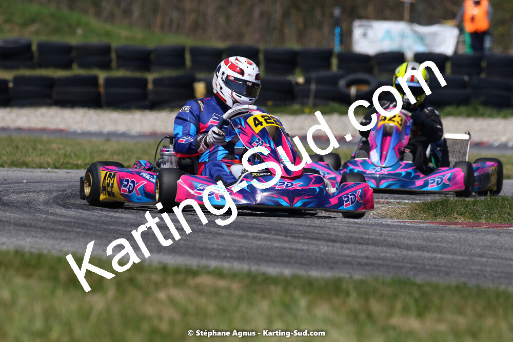 16 & 17/04/2022 : 3ème manche du Championnat du Sud 2022 au circuit d’Aigues-Vives (photos Stéphane Agnus) 2022 — karting