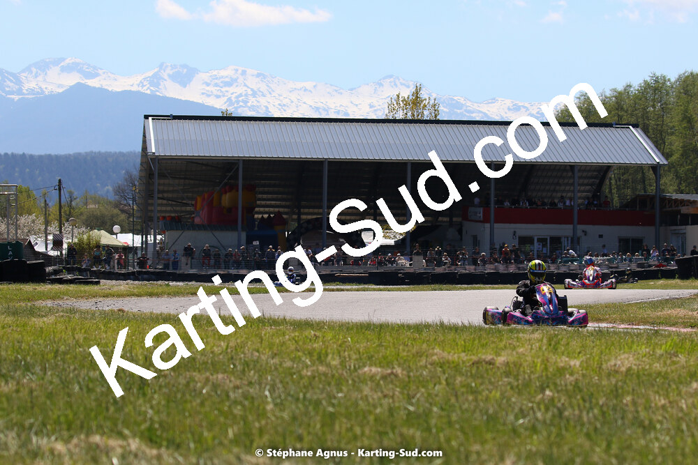 16 & 17/04/2022 : 3ème manche du Championnat du Sud 2022 au circuit d’Aigues-Vives (photos Stéphane Agnus) 2022 — karting