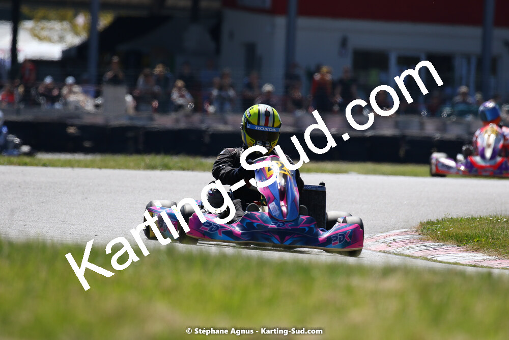 16 & 17/04/2022 : 3ème manche du Championnat du Sud 2022 au circuit d’Aigues-Vives (photos Stéphane Agnus) 2022 — karting