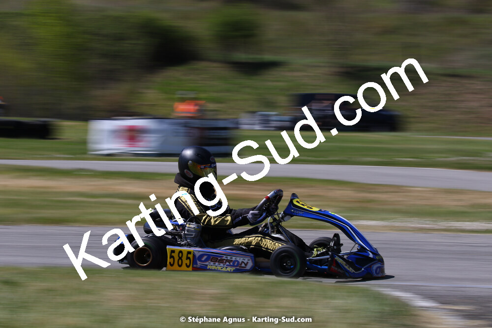 16 & 17/04/2022 : 3ème manche du Championnat du Sud 2022 au circuit d’Aigues-Vives (photos Stéphane Agnus) 2022 — karting