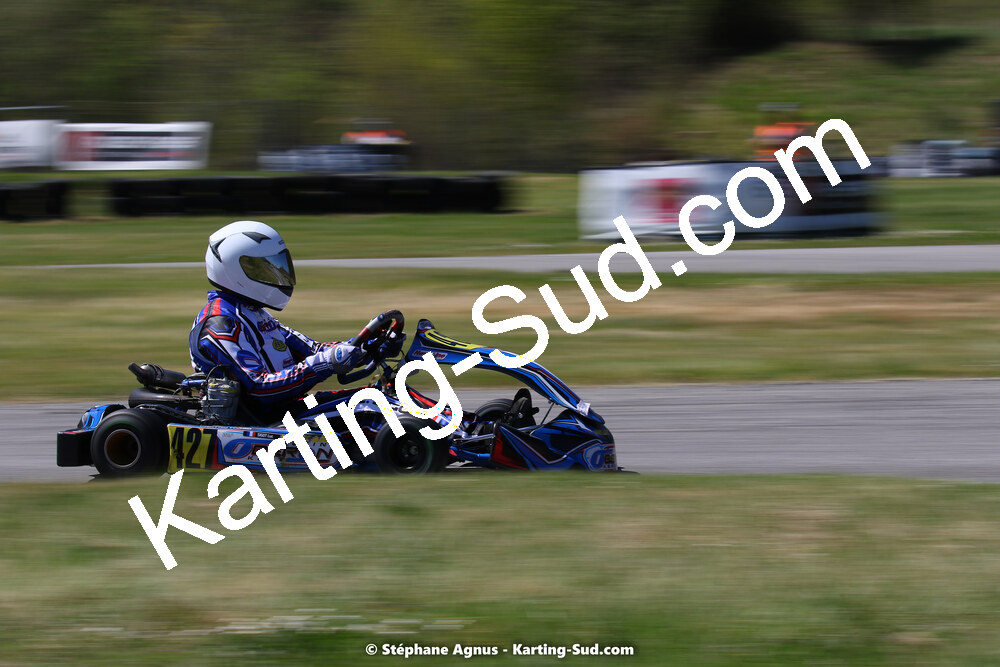 16 & 17/04/2022 : 3ème manche du Championnat du Sud 2022 au circuit d’Aigues-Vives (photos Stéphane Agnus) 2022 — karting