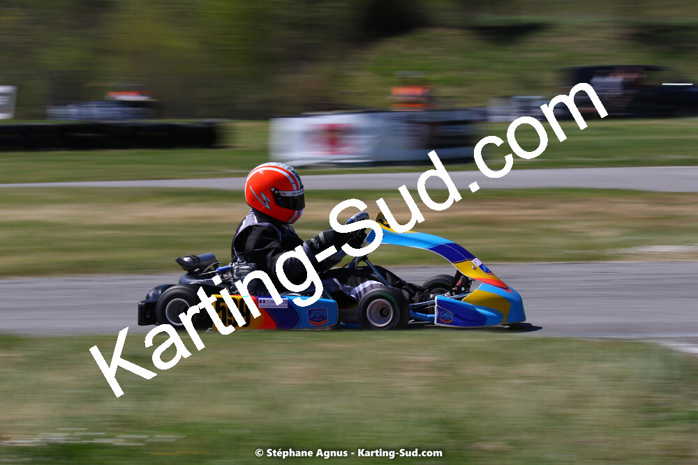 16 & 17/04/2022 : 3ème manche du Championnat du Sud 2022 au circuit d’Aigues-Vives (photos Stéphane Agnus) 2022 — karting