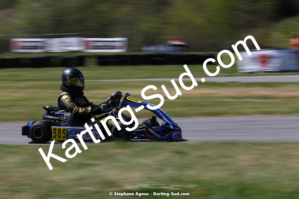 16 & 17/04/2022 : 3ème manche du Championnat du Sud 2022 au circuit d’Aigues-Vives (photos Stéphane Agnus) 2022 — karting