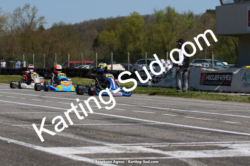 16 & 17/04/2022 : 3ème manche du Championnat du Sud 2022 au circuit d’Aigues-Vives (photos Stéphane Agnus) 2022 — karting