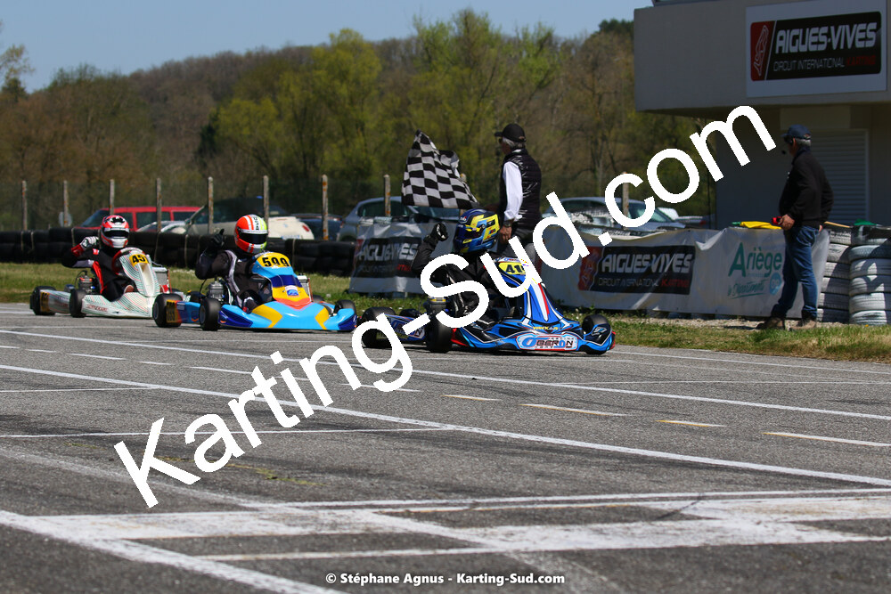 16 & 17/04/2022 : 3ème manche du Championnat du Sud 2022 au circuit d’Aigues-Vives (photos Stéphane Agnus) 2022 — karting