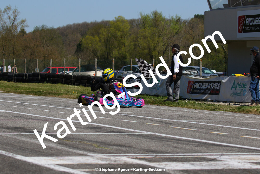 16 & 17/04/2022 : 3ème manche du Championnat du Sud 2022 au circuit d’Aigues-Vives (photos Stéphane Agnus) 2022 — karting