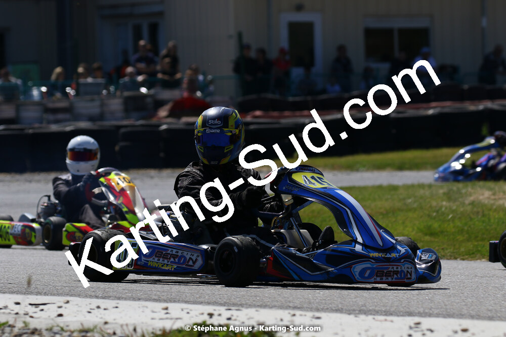 16 & 17/04/2022 : 3ème manche du Championnat du Sud 2022 au circuit d’Aigues-Vives (photos Stéphane Agnus) 2022 — karting