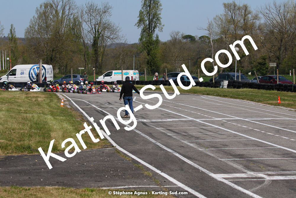 16 & 17/04/2022 : 3ème manche du Championnat du Sud 2022 au circuit d’Aigues-Vives (photos Stéphane Agnus) 2022 — karting