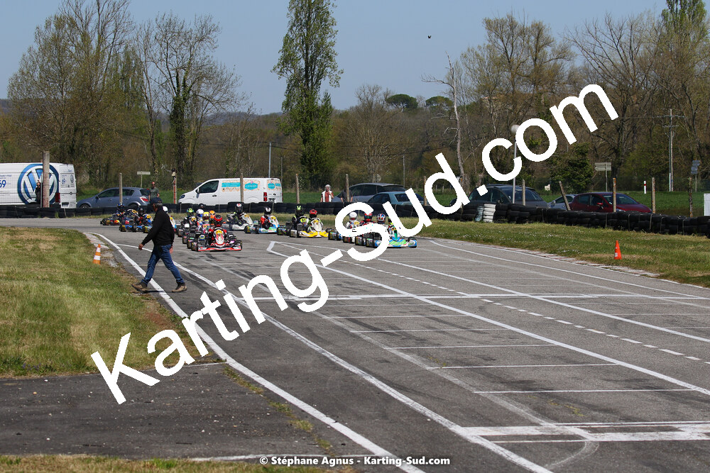 16 & 17/04/2022 : 3ème manche du Championnat du Sud 2022 au circuit d’Aigues-Vives (photos Stéphane Agnus) 2022 — karting