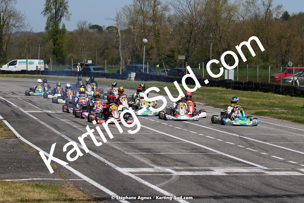 16 & 17/04/2022 : 3ème manche du Championnat du Sud 2022 au circuit d’Aigues-Vives (photos Stéphane Agnus) 2022 — karting