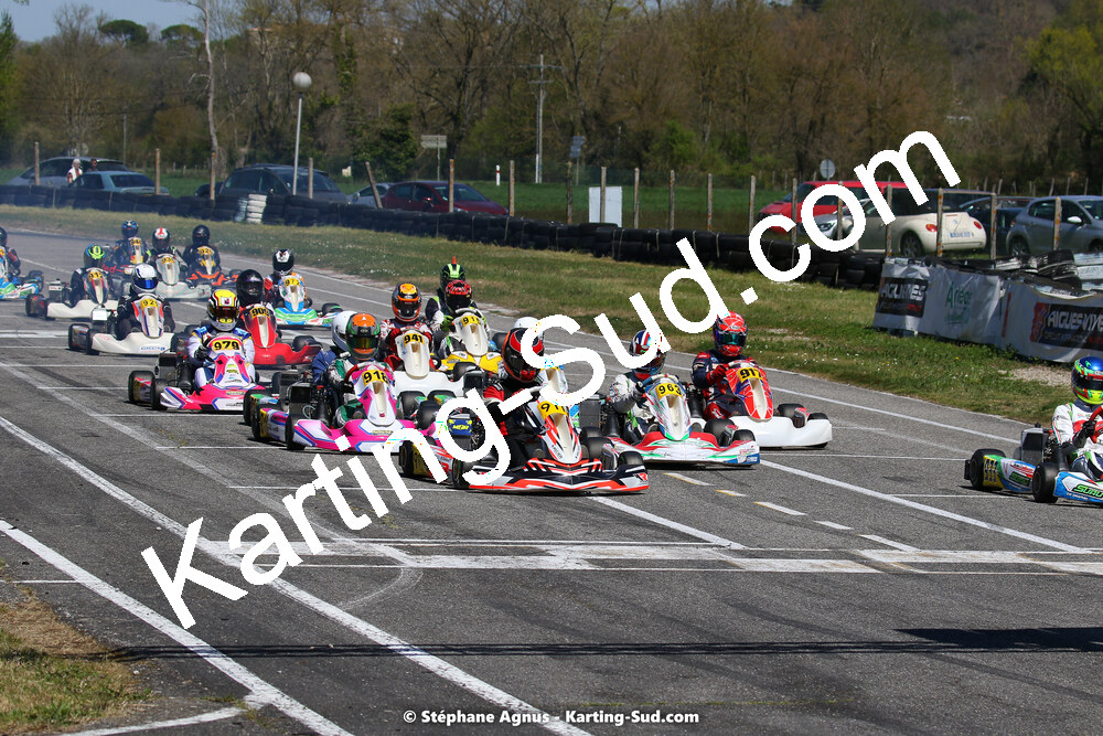 16 & 17/04/2022 : 3ème manche du Championnat du Sud 2022 au circuit d’Aigues-Vives (photos Stéphane Agnus) 2022 — karting