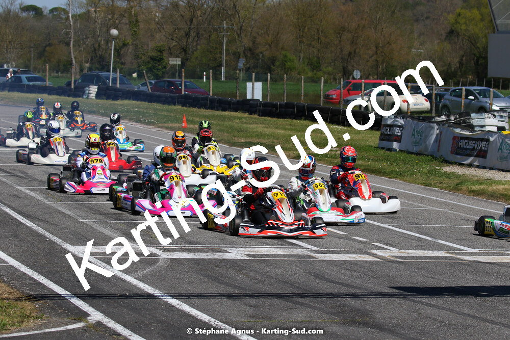 16 & 17/04/2022 : 3ème manche du Championnat du Sud 2022 au circuit d’Aigues-Vives (photos Stéphane Agnus) 2022 — karting
