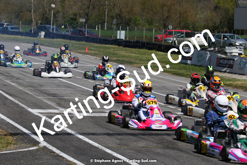 16 & 17/04/2022 : 3ème manche du Championnat du Sud 2022 au circuit d’Aigues-Vives (photos Stéphane Agnus) 2022 — karting