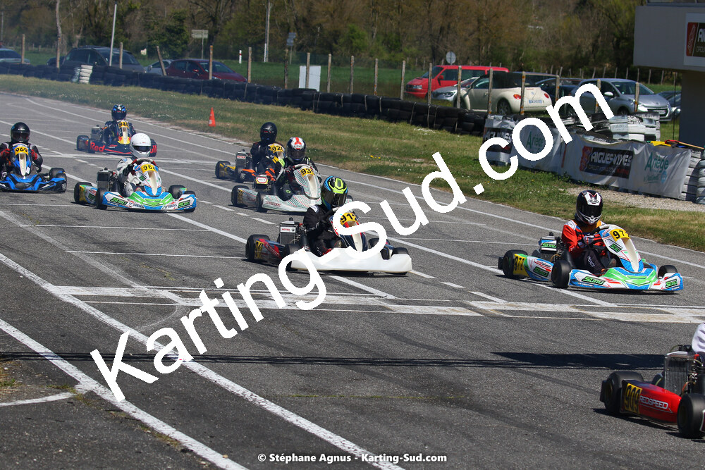 16 & 17/04/2022 : 3ème manche du Championnat du Sud 2022 au circuit d’Aigues-Vives (photos Stéphane Agnus) 2022 — karting