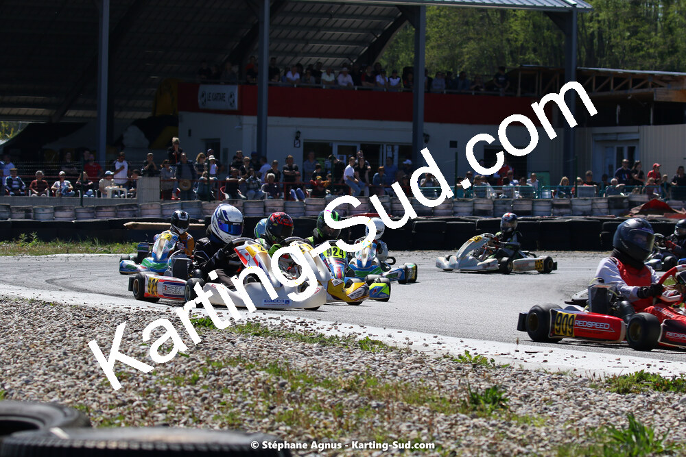 16 & 17/04/2022 : 3ème manche du Championnat du Sud 2022 au circuit d’Aigues-Vives (photos Stéphane Agnus) 2022 — karting