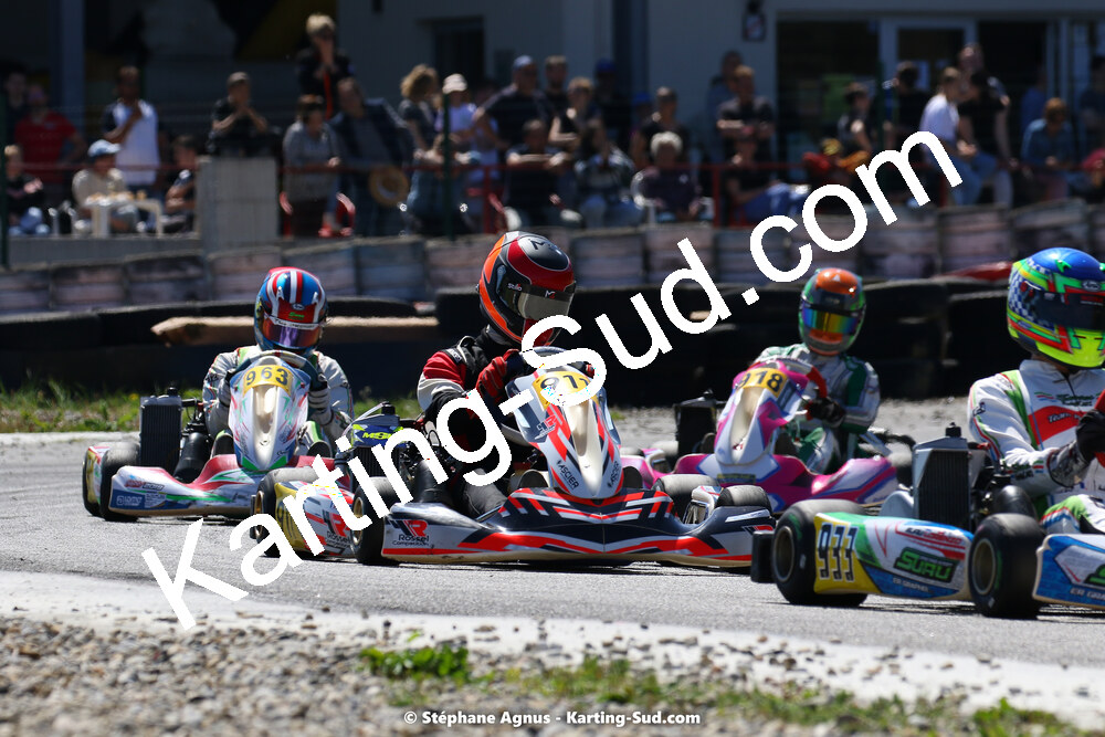 16 & 17/04/2022 : 3ème manche du Championnat du Sud 2022 au circuit d’Aigues-Vives (photos Stéphane Agnus) 2022 — karting