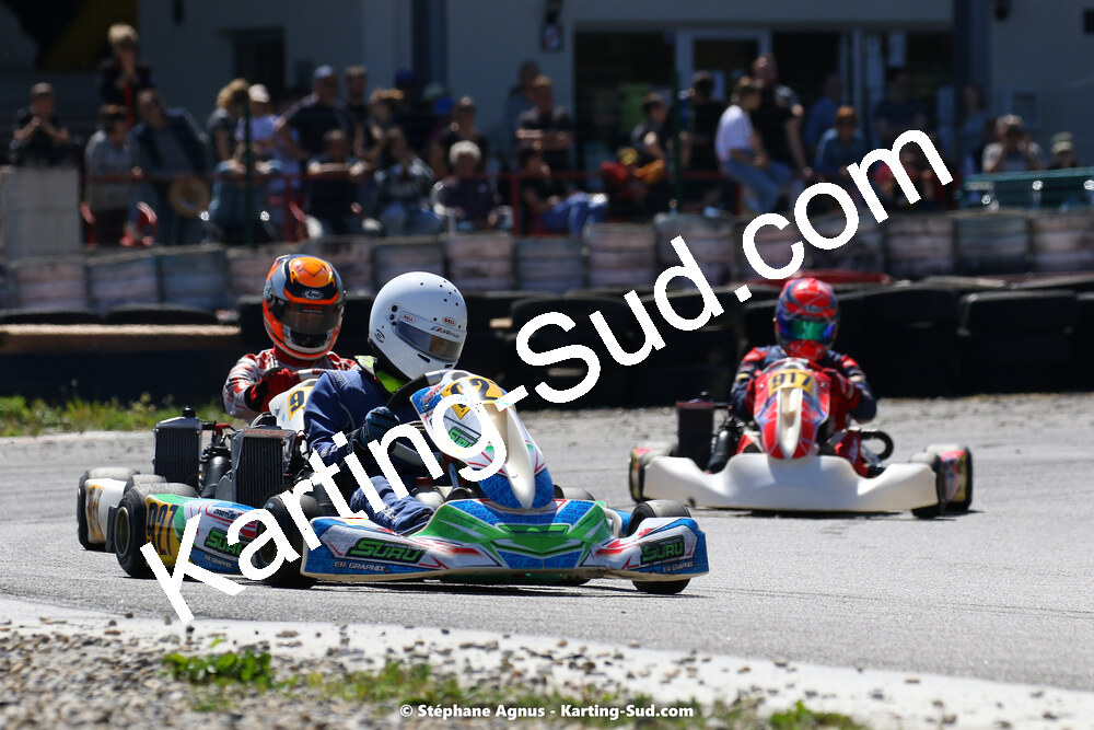 16 & 17/04/2022 : 3ème manche du Championnat du Sud 2022 au circuit d’Aigues-Vives (photos Stéphane Agnus) 2022 — karting