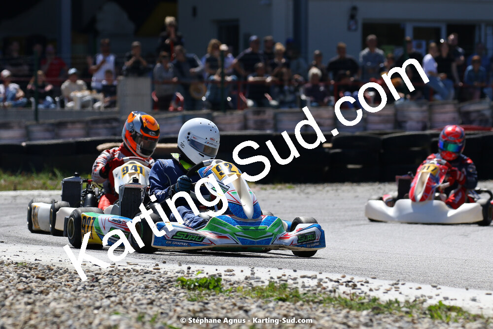 16 & 17/04/2022 : 3ème manche du Championnat du Sud 2022 au circuit d’Aigues-Vives (photos Stéphane Agnus) 2022 — karting