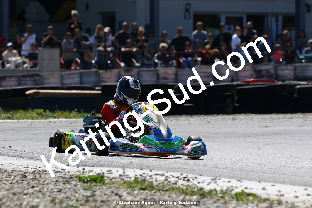 16 & 17/04/2022 : 3ème manche du Championnat du Sud 2022 au circuit d’Aigues-Vives (photos Stéphane Agnus) 2022 — karting
