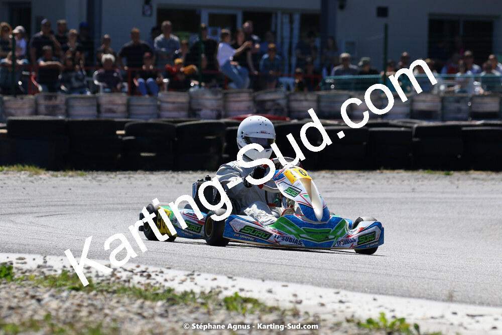 16 & 17/04/2022 : 3ème manche du Championnat du Sud 2022 au circuit d’Aigues-Vives (photos Stéphane Agnus) 2022 — karting