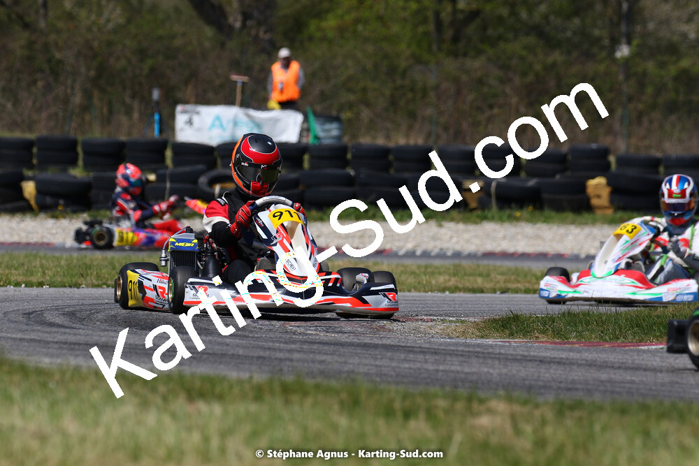 16 & 17/04/2022 : 3ème manche du Championnat du Sud 2022 au circuit d’Aigues-Vives (photos Stéphane Agnus) 2022 — karting