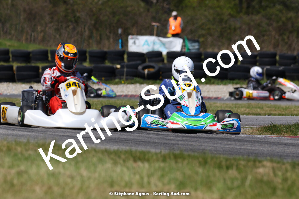 16 & 17/04/2022 : 3ème manche du Championnat du Sud 2022 au circuit d’Aigues-Vives (photos Stéphane Agnus) 2022 — karting