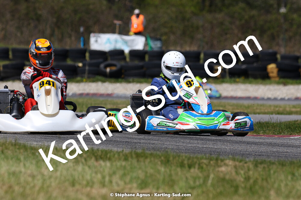 16 & 17/04/2022 : 3ème manche du Championnat du Sud 2022 au circuit d’Aigues-Vives (photos Stéphane Agnus) 2022 — karting