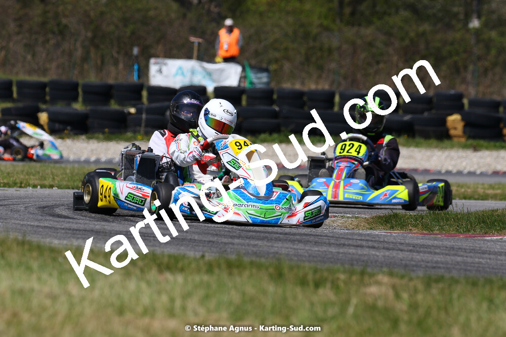 16 & 17/04/2022 : 3ème manche du Championnat du Sud 2022 au circuit d’Aigues-Vives (photos Stéphane Agnus) 2022 — karting