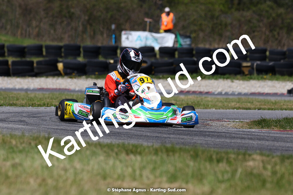 16 & 17/04/2022 : 3ème manche du Championnat du Sud 2022 au circuit d’Aigues-Vives (photos Stéphane Agnus) 2022 — karting