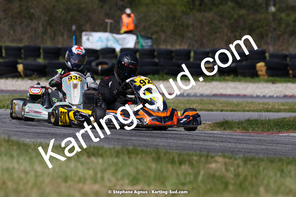 16 & 17/04/2022 : 3ème manche du Championnat du Sud 2022 au circuit d’Aigues-Vives (photos Stéphane Agnus) 2022 — karting
