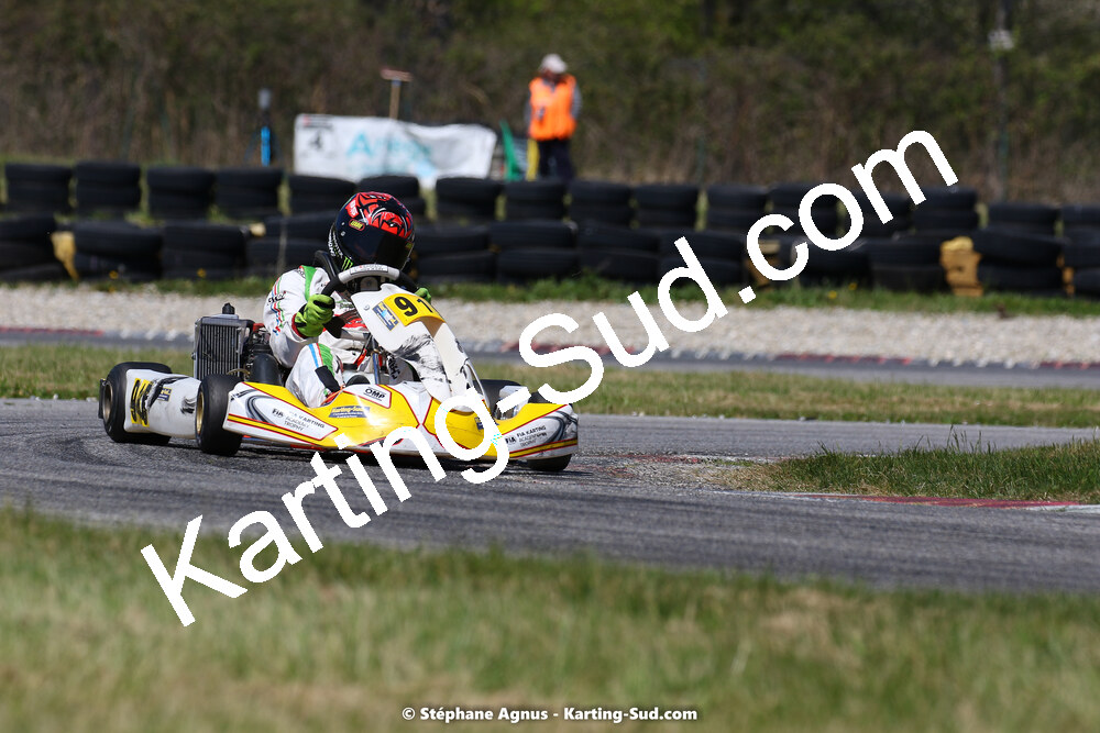 16 & 17/04/2022 : 3ème manche du Championnat du Sud 2022 au circuit d’Aigues-Vives (photos Stéphane Agnus) 2022 — karting