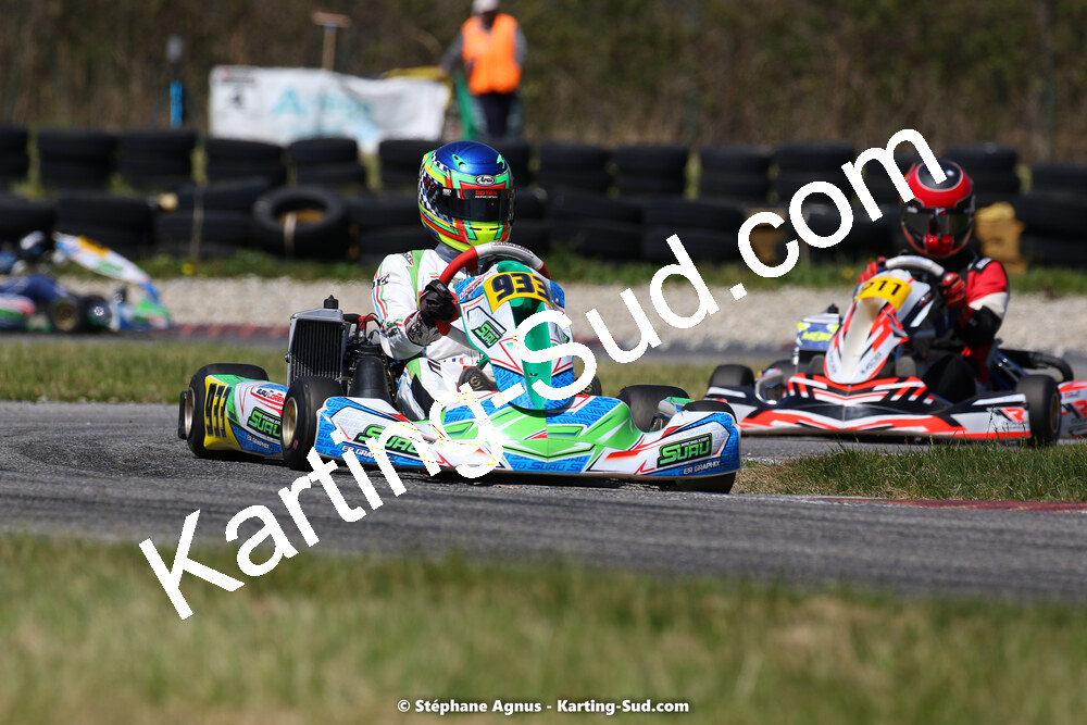 16 & 17/04/2022 : 3ème manche du Championnat du Sud 2022 au circuit d’Aigues-Vives (photos Stéphane Agnus) 2022 — karting