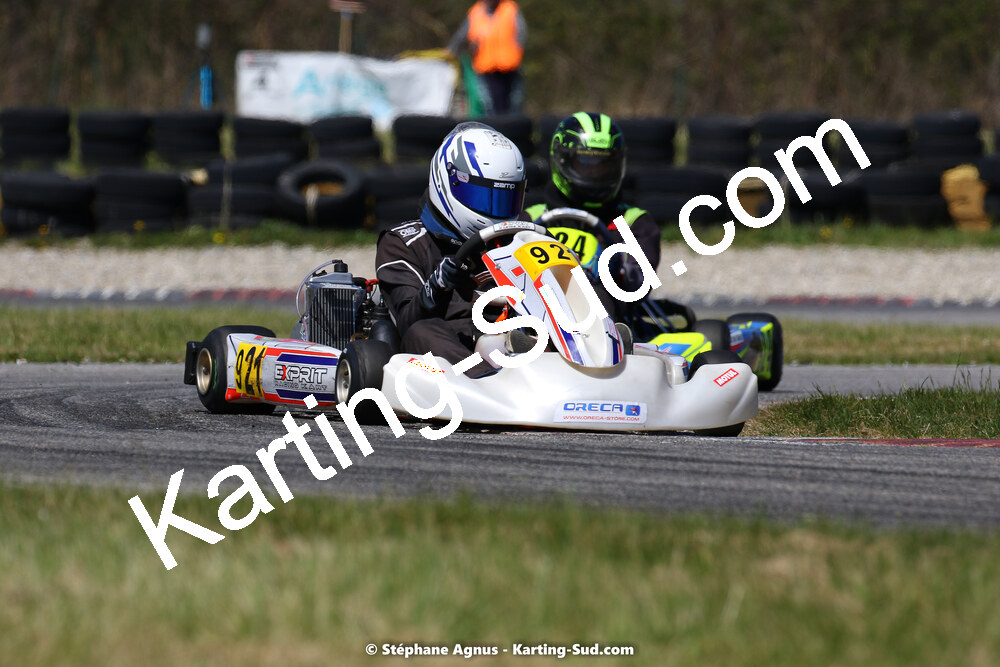 16 & 17/04/2022 : 3ème manche du Championnat du Sud 2022 au circuit d’Aigues-Vives (photos Stéphane Agnus) 2022 — karting