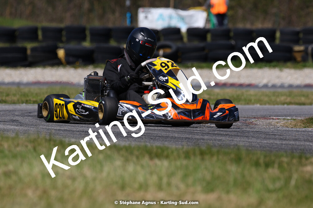 16 & 17/04/2022 : 3ème manche du Championnat du Sud 2022 au circuit d’Aigues-Vives (photos Stéphane Agnus) 2022 — karting