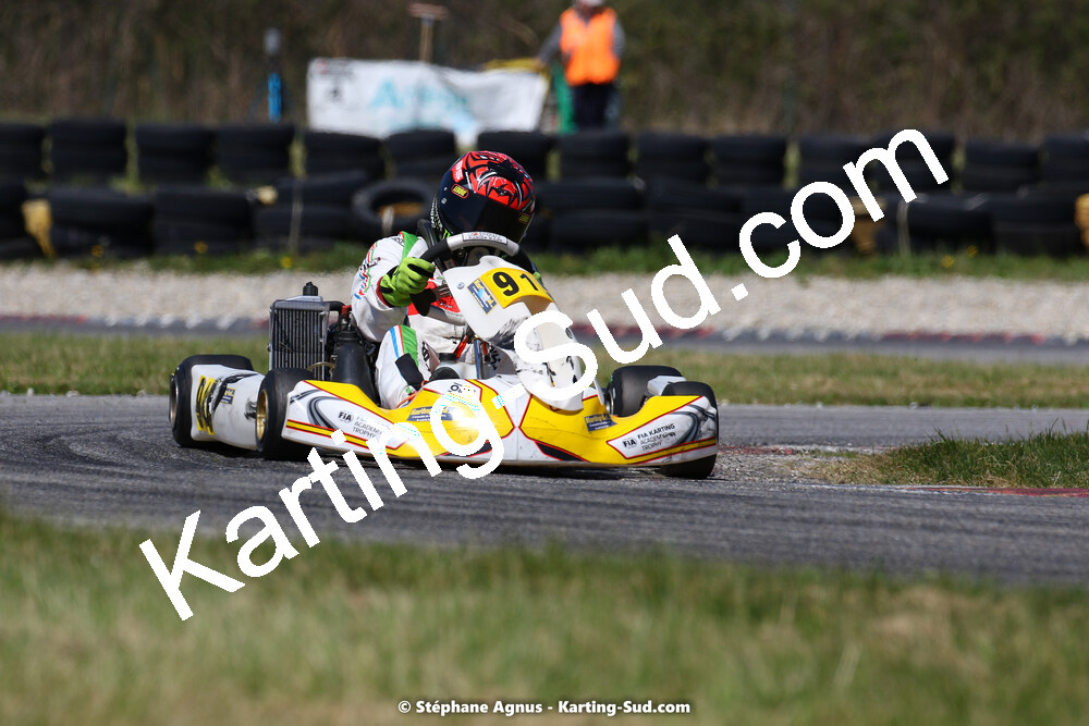 16 & 17/04/2022 : 3ème manche du Championnat du Sud 2022 au circuit d’Aigues-Vives (photos Stéphane Agnus) 2022 — karting
