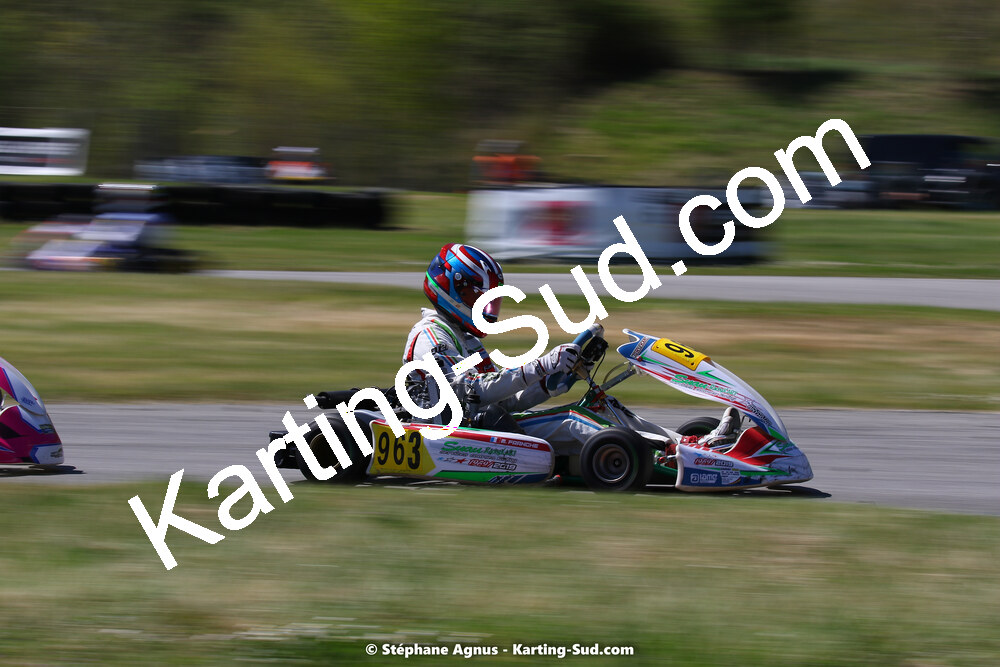 16 & 17/04/2022 : 3ème manche du Championnat du Sud 2022 au circuit d’Aigues-Vives (photos Stéphane Agnus) 2022 — karting