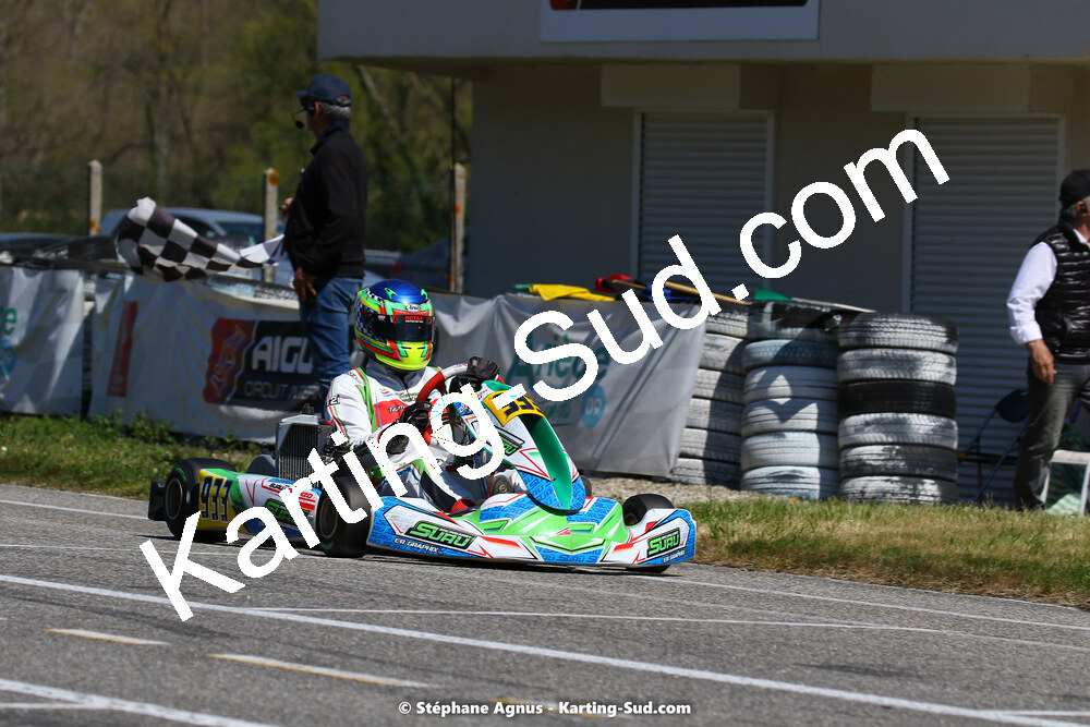 16 & 17/04/2022 : 3ème manche du Championnat du Sud 2022 au circuit d’Aigues-Vives (photos Stéphane Agnus) 2022 — karting