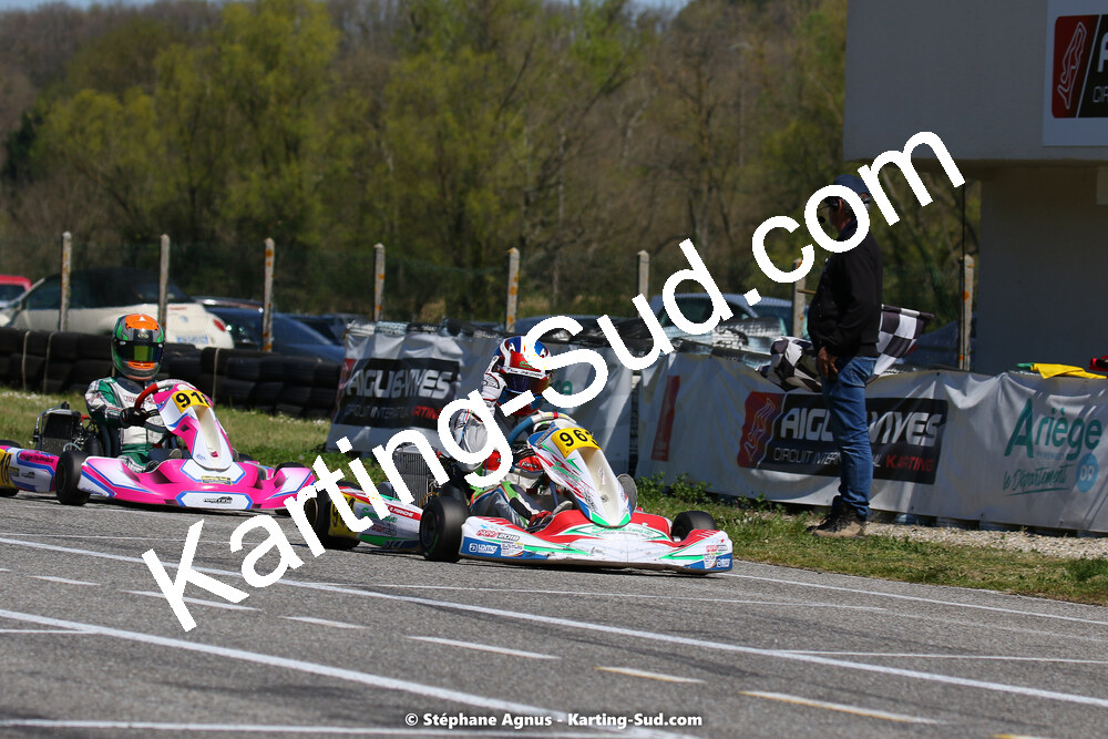 16 & 17/04/2022 : 3ème manche du Championnat du Sud 2022 au circuit d’Aigues-Vives (photos Stéphane Agnus) 2022 — karting