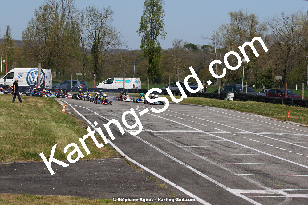 16 & 17/04/2022 : 3ème manche du Championnat du Sud 2022 au circuit d’Aigues-Vives (photos Stéphane Agnus) 2022 — karting