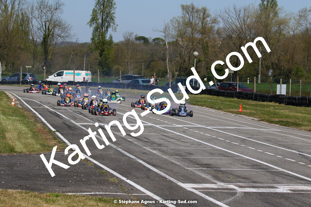 16 & 17/04/2022 : 3ème manche du Championnat du Sud 2022 au circuit d’Aigues-Vives (photos Stéphane Agnus) 2022 — karting