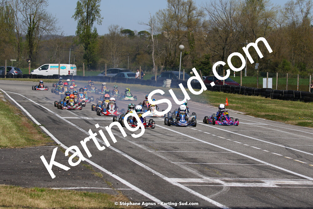 16 & 17/04/2022 : 3ème manche du Championnat du Sud 2022 au circuit d’Aigues-Vives (photos Stéphane Agnus) 2022 — karting