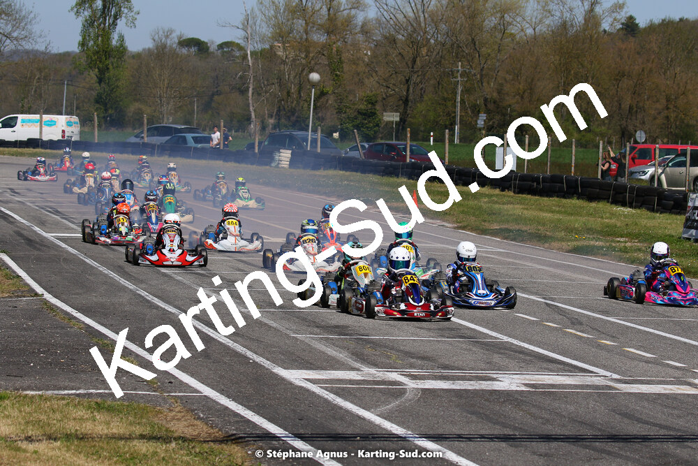 16 & 17/04/2022 : 3ème manche du Championnat du Sud 2022 au circuit d’Aigues-Vives (photos Stéphane Agnus) 2022 — karting