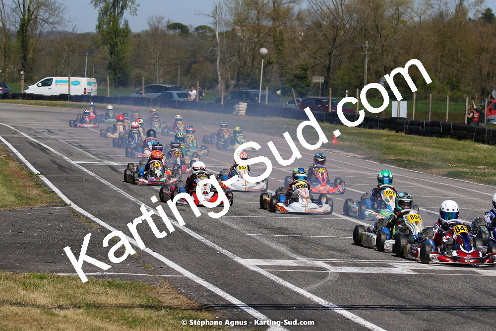 16 & 17/04/2022 : 3ème manche du Championnat du Sud 2022 au circuit d’Aigues-Vives (photos Stéphane Agnus) 2022 — karting