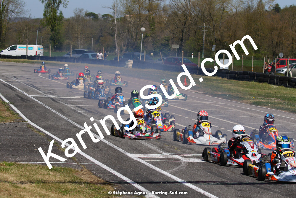 16 & 17/04/2022 : 3ème manche du Championnat du Sud 2022 au circuit d’Aigues-Vives (photos Stéphane Agnus) 2022 — karting